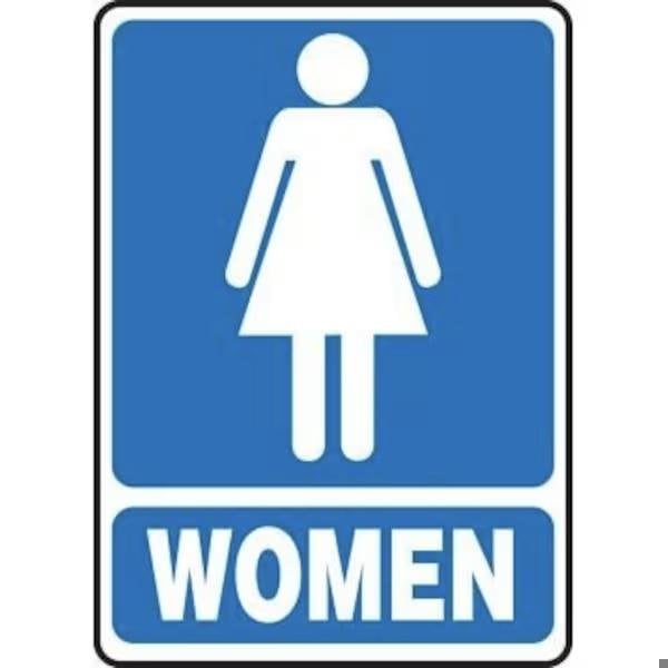 Accuform Safety Sign GRAPHIC MEN BLUE MRST519XL MRST519XL - main